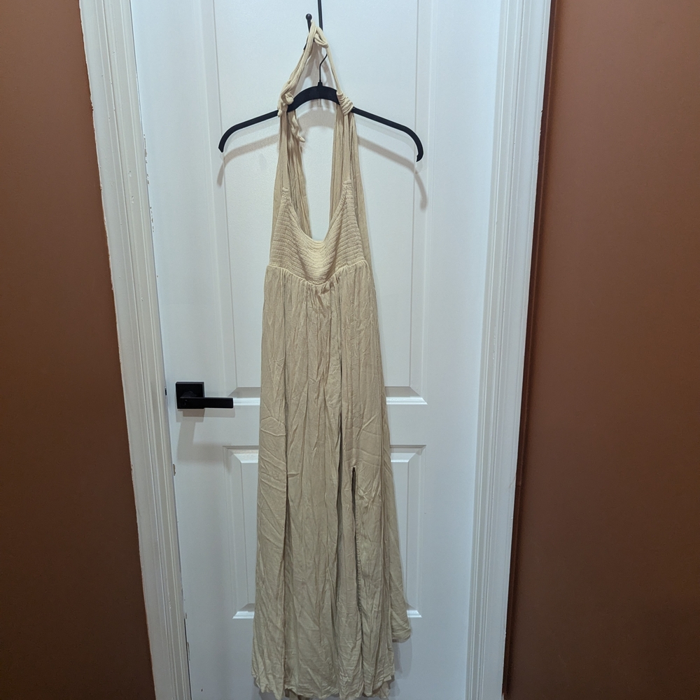 Free People Cream Maxi Dress